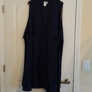 NWOT Woman's Long Vest 1X
